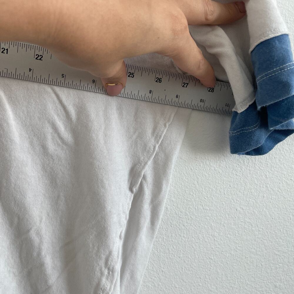 We The Free Avery Tee White/Blue XL Oversized - Picture 5 of 6